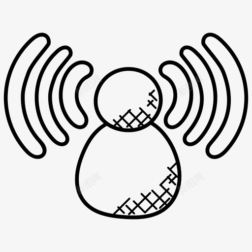 wifi网络wifi连接wifi保真度图标svg_新图网 https://ixintu.com wifi保真度 wifi信号 wifi网络 wifi连接 互联网涂鸦图标 无线互联网
