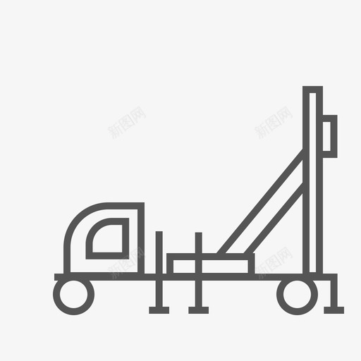 打桩机svg_新图网 https://ixintu.com 打桩机