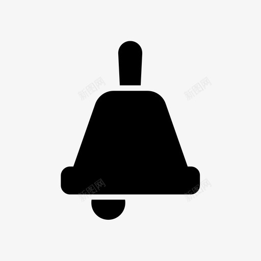 铃通知学校设备图标svg_新图网 https://ixintu.com 学校设备 通知 铃