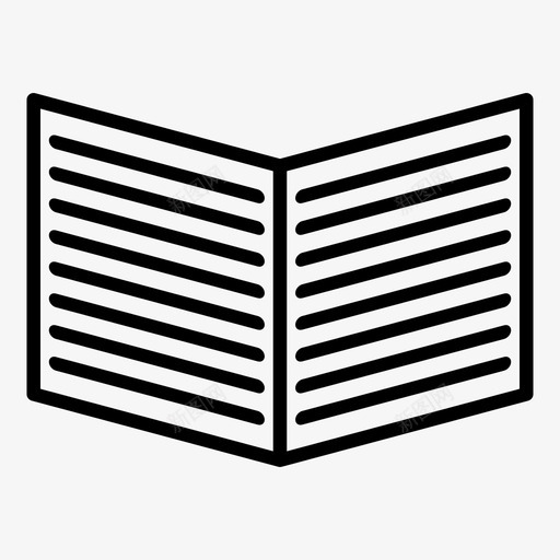 文件夹传单页面图标svg_新图网 https://ixintu.com 传单 打印 文件夹 文本 页面