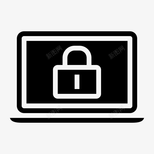 计算机安全锁隐私图标svg_新图网 https://ixintu.com 保护 网络安全 计算机安全 锁 隐私