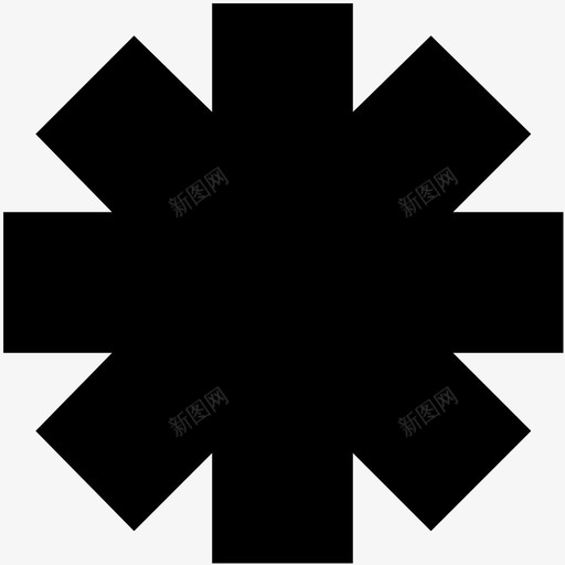 星号批注分解图标svg_新图网 https://ixintu.com 分解 引导星号 批注 星号 星形 脚注 重要