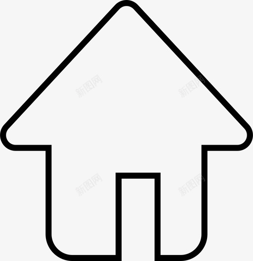 房子建筑物城市图标svg_新图网 https://ixintu.com 城市 家 建筑物 房子