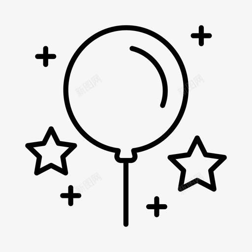 气球游乐园嘉年华图标svg_新图网 https://ixintu.com 主题公园 嘉年华 嘉年华和马戏团 气球 游乐园 演艺场 马戏团