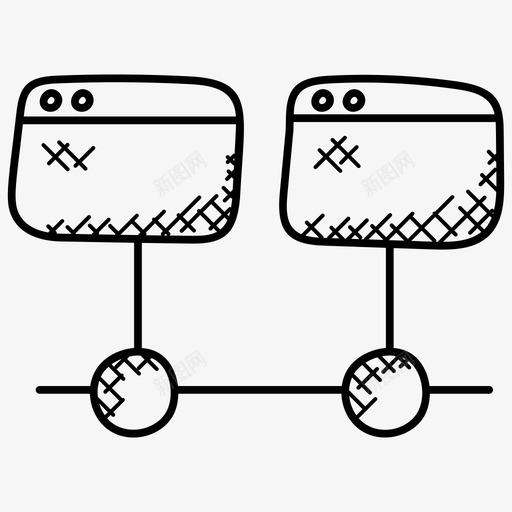 sqlserver数据库托管数据库服务器图标svg_新图网 https://ixintu.com sqlserver web托管涂鸦图标 数据库托管 数据库服务器 网络系统