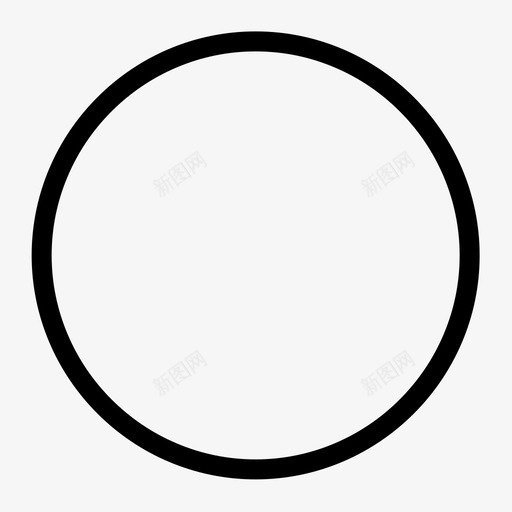 单选框_未选中svg_新图网 https://ixintu.com 单选框_未选中