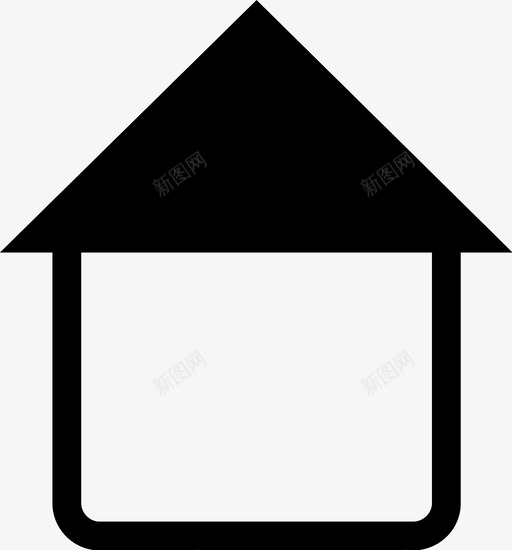 家房子出租屋图标svg_新图网 https://ixintu.com 出租屋 家 房子 甜蜜的家