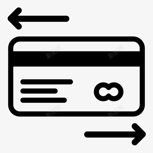 信用卡购买货币图标svg_新图网 https://ixintu.com 交易 信用卡 商业 支付 货币 购买
