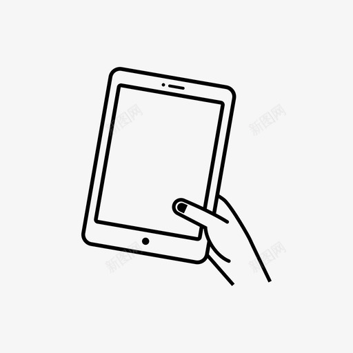 ipad掌上电脑平板电脑图标svg_新图网 https://ixintu.com ipad 平板电脑 掌上电脑 设备系列