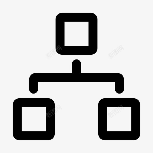 层次结构业务图表图标svg_新图网 https://ixintu.com 业务 团队 图表 层次结构 结构