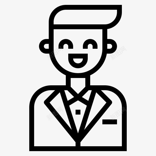 新郎化身婚礼图标svg_新图网 https://ixintu.com 化身 婚礼 新郎