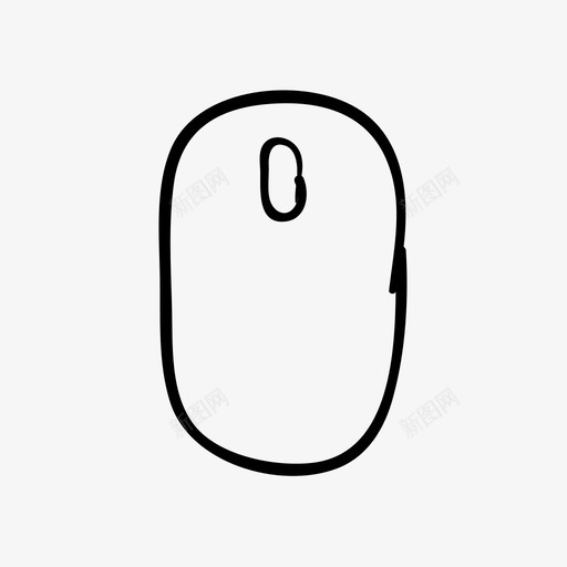 鼠标电脑鼠标涂鸦图标svg_新图网 https://ixintu.com 手绘 手绘数字营销图标包 无线鼠标 涂鸦 电脑鼠标 鼠标