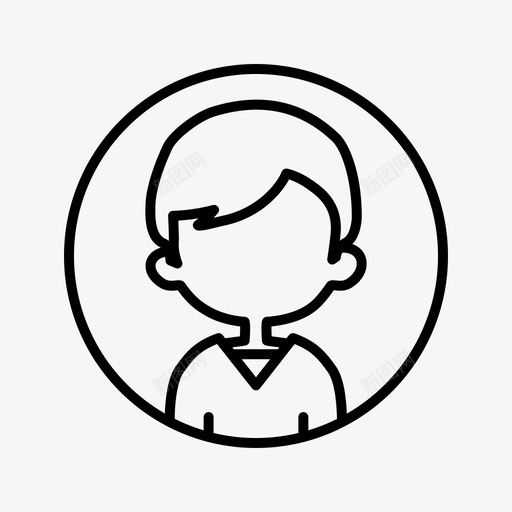 身份证头像照片图标svg_新图网 https://ixintu.com 个人资料 头像 照片 身份证