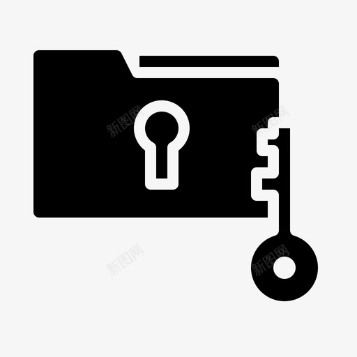 数据安全文件文件夹图标svg_新图网 https://ixintu.com 保护 数据安全 文件 文件夹 网络安全