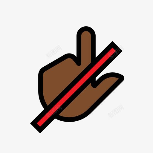 do not touch click 01.3svg_新图网 https://ixintu.com do not touch click 01.3