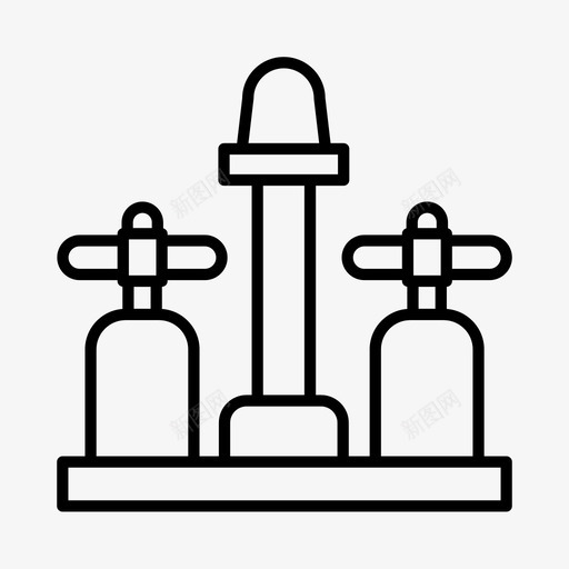 水龙头浴室厨房图标svg_新图网 https://ixintu.com 修理 厨房 水管 水管工 水龙头 浴室