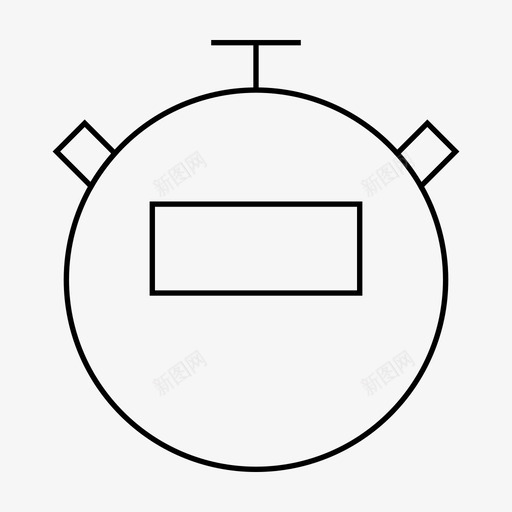 秒表持续时间开球图标svg_新图网 https://ixintu.com 开球 持续时间 时间 秒表 计时器 足球
