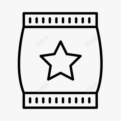 薯片游乐园嘉年华图标svg_新图网 https://ixintu.com 嘉年华 嘉年华和马戏团 游乐园 薯片 集市 马戏团