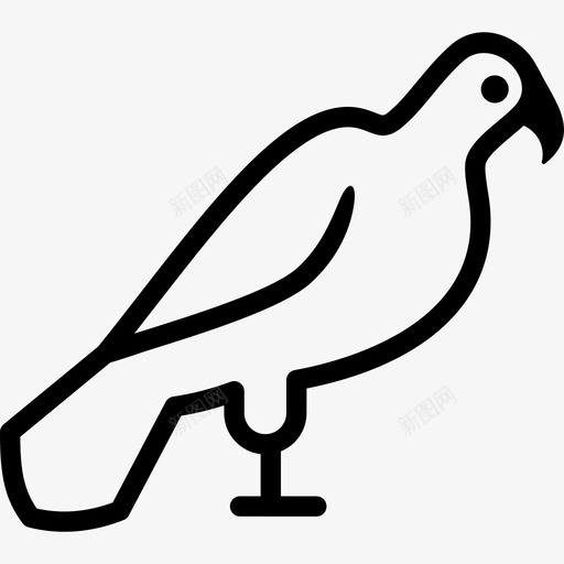 鹰秃头靴子图标svg_新图网 https://ixintu.com 秃头 秃鹰 靴子 鸟的轮廓 鹰