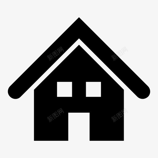 房子开发商家图标svg_新图网 https://ixintu.com 家 开发商 房地产 房地产图标 房子 网络