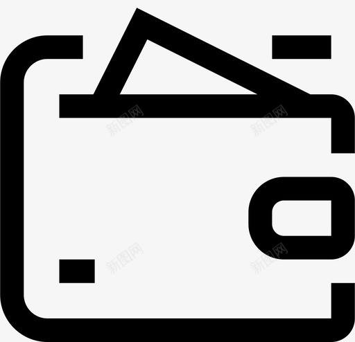 财务会计资金图标svg_新图网 https://ixintu.com 会计 简单的商品服务 财务 资金 钱 钱包
