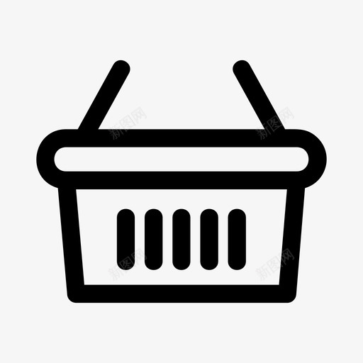 购物篮购物者商店图标svg_新图网 https://ixintu.com 商店 购物篮 购物者 超市