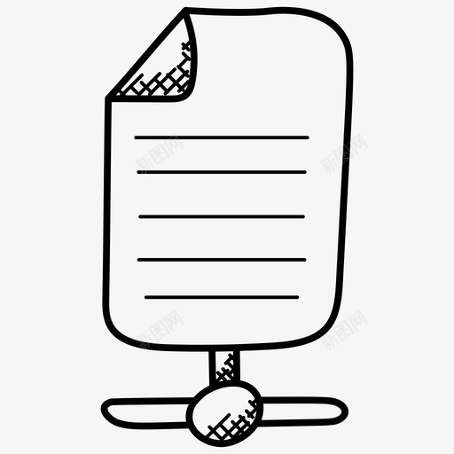 数据管理文档共享文件图标svg_新图网 https://ixintu.com 数据管理 文件 文档共享 网络涂鸦图标