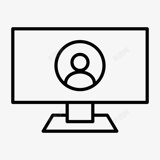 帐户登录计算机电子邮件图标svg_新图网 https://ixintu.com internet 公司精简 帐户登录 电子邮件 计算机