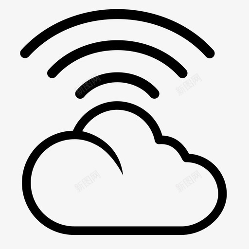 云wifi数据软硬件图标svg_新图网 https://ixintu.com 云wifi 数据 软硬件