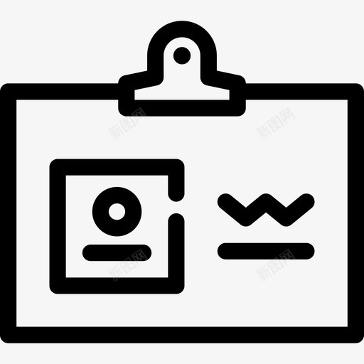 会议身份证演示卡直读图标svg_新图网 https://ixintu.com 会议身份证 演示卡 直读
