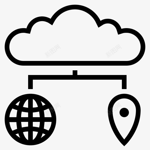 地理定位gps本地搜索引擎优化图标svg_新图网 https://ixintu.com gps 在线地图 地理定位 本地搜索引擎优化
