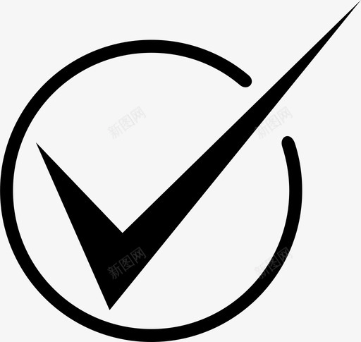 勾选接受复选框图标svg_新图网 https://ixintu.com 勾选 复选框 接受