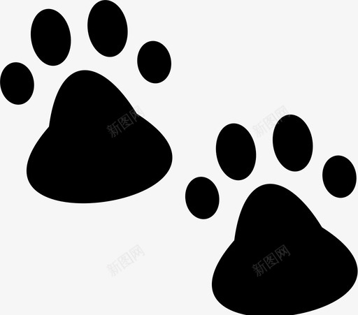 狗爪图标svg_新图网 https://ixintu.com 狗爪