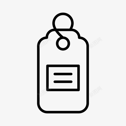 礼品标签标签价格标签图标svg_新图网 https://ixintu.com 价格标签 摇摆标签 标签 礼品标签