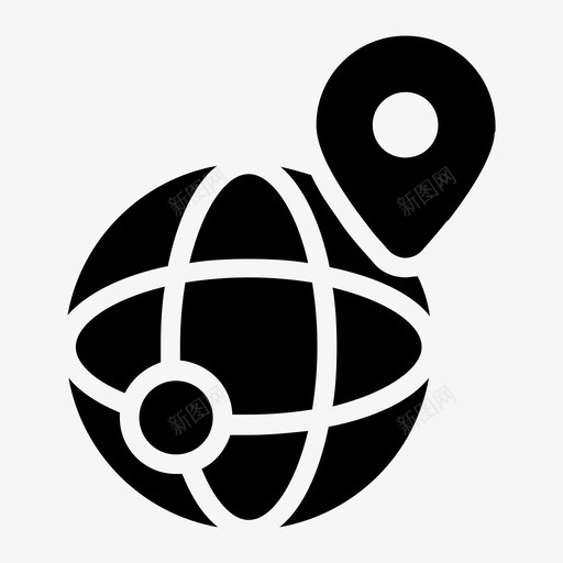 世界地球位置图标svg_新图网 https://ixintu.com 世界 位置 地图 地球 联系我们字形第一卷