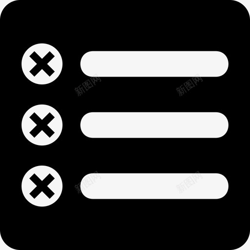 列表菜单网站图标svg_新图网 https://ixintu.com 列表 网站 菜单
