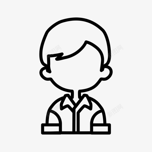 男性绅士头像图标svg_新图网 https://ixintu.com 个人资料 图标 图片 头像 照片 男性绅士