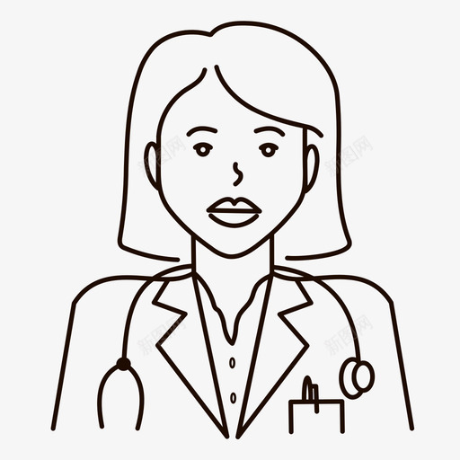 女医生助理急诊图标svg_新图网 https://ixintu.com 助理 医生 女医生 急诊 护士
