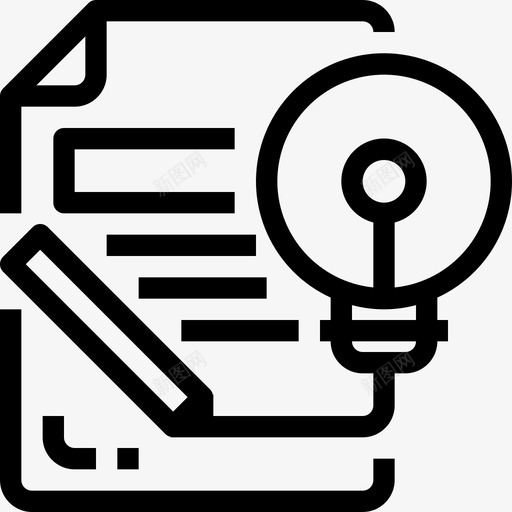 学习创新教育图标svg_新图网 https://ixintu.com 创新 学习 教育 教育和知识 档案 理念