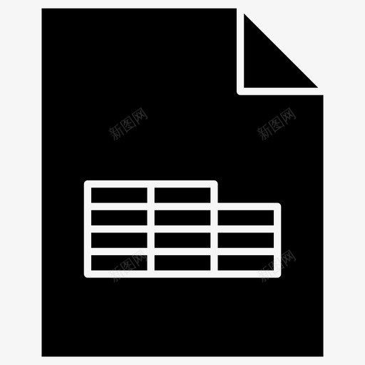 电子表格excel文档电子表格文件图标svg_新图网 https://ixintu.com excel文档 文件类型实体 电子表格 电子表格文件