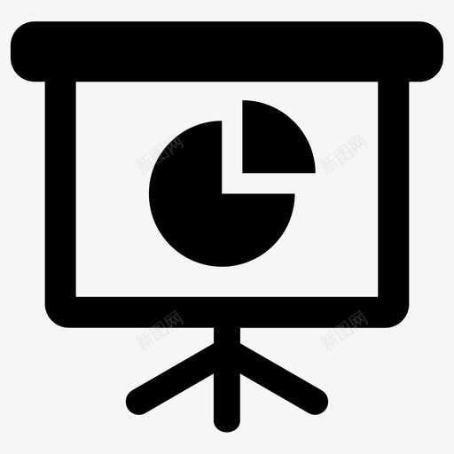 饼图董事会财务图标svg_新图网 https://ixintu.com 业务 演示 结果 董事会 财务 销售 饼图