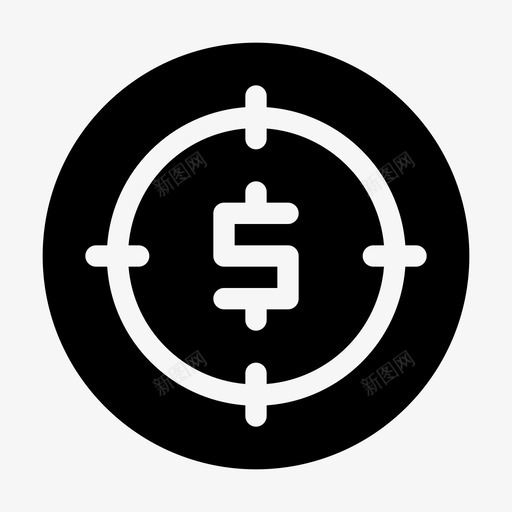 利润目标资金收入图标svg_新图网 https://ixintu.com 利润目标 收入 目标 资金 银行稳健