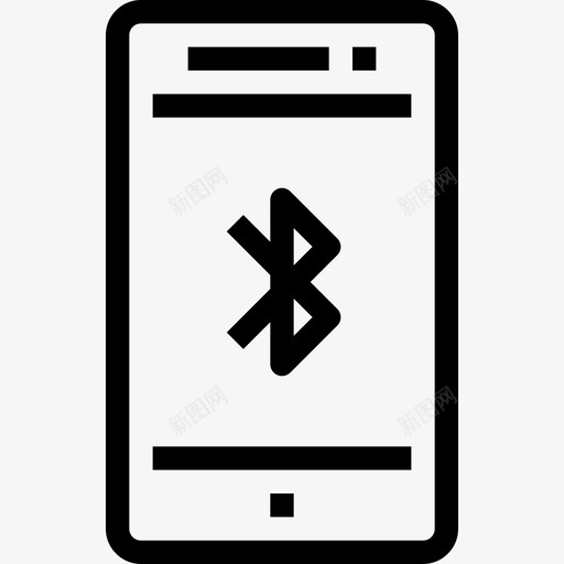 智能手机连接蓝牙设备图标svg_新图网 https://ixintu.com 智能手机连接 移动 网络 蓝牙 设备