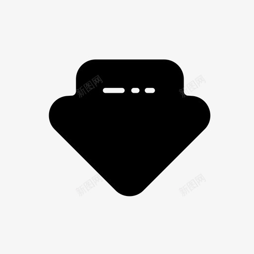下箭头导航下图标svg_新图网 https://ixintu.com webshop 下 下箭头 导航