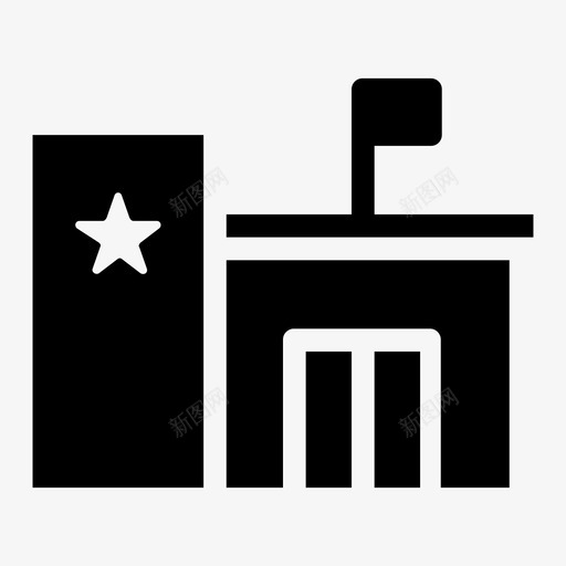 国家建筑警察警察局图标svg_新图网 https://ixintu.com 保护 国家建筑 安全 房地产铭文 警察 警察局 警长