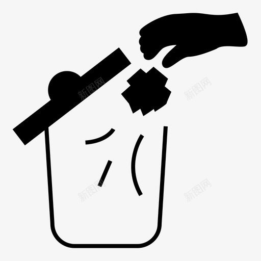 垃圾垃圾箱垃圾场图标svg_新图网 https://ixintu.com 垃圾 垃圾场 垃圾箱 废物