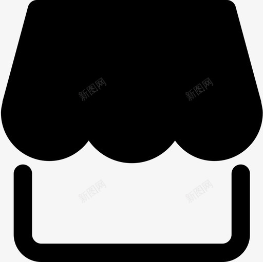 商家svg_新图网 https://ixintu.com 商家 扁平 简约 圆润