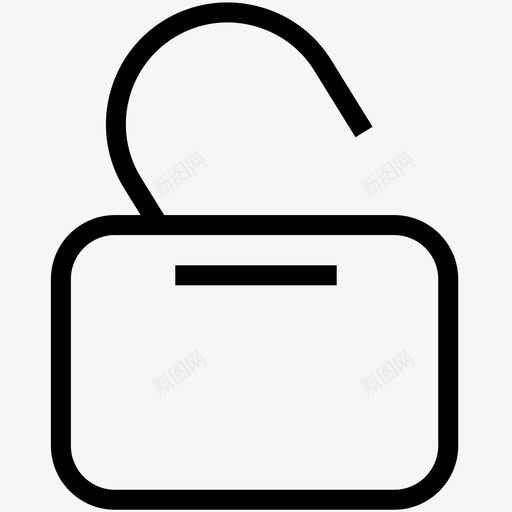 差旅-开锁svg_新图网 https://ixintu.com 差旅-开锁