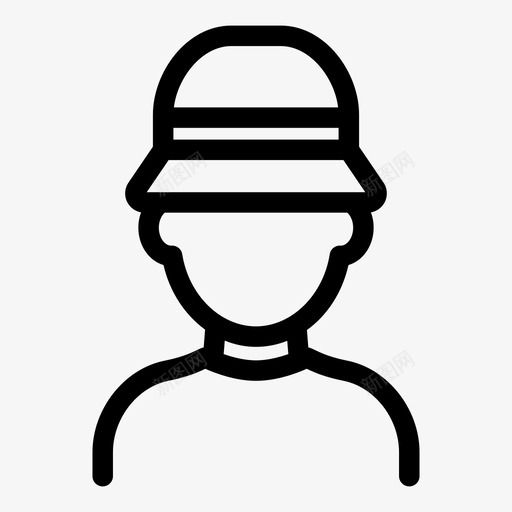 旅游人巴拿马图标svg_新图网 https://ixintu.com 人 巴拿马 旅游 用户头像 露营物品