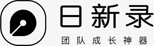 日新录反白logosvg_新图网 https://ixintu.com 日新录反白logo